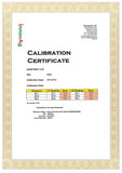 innovAg's DairyTest calibration certificate