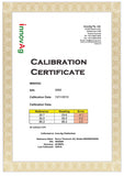 innovAg's MiniVac calibration certificate