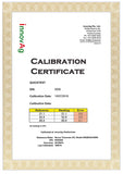 innovAg's QuickTest calibration certificate
